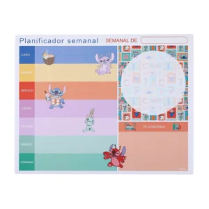 planificador semanal lilo & stitch