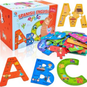 rompecabezas abc bilingüe