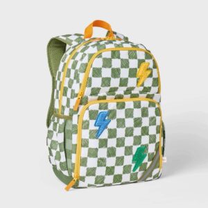 Mochila de rayo y cuadros