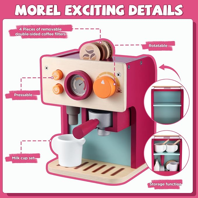 Cafetera de Expreso de Madera - Imagen 2