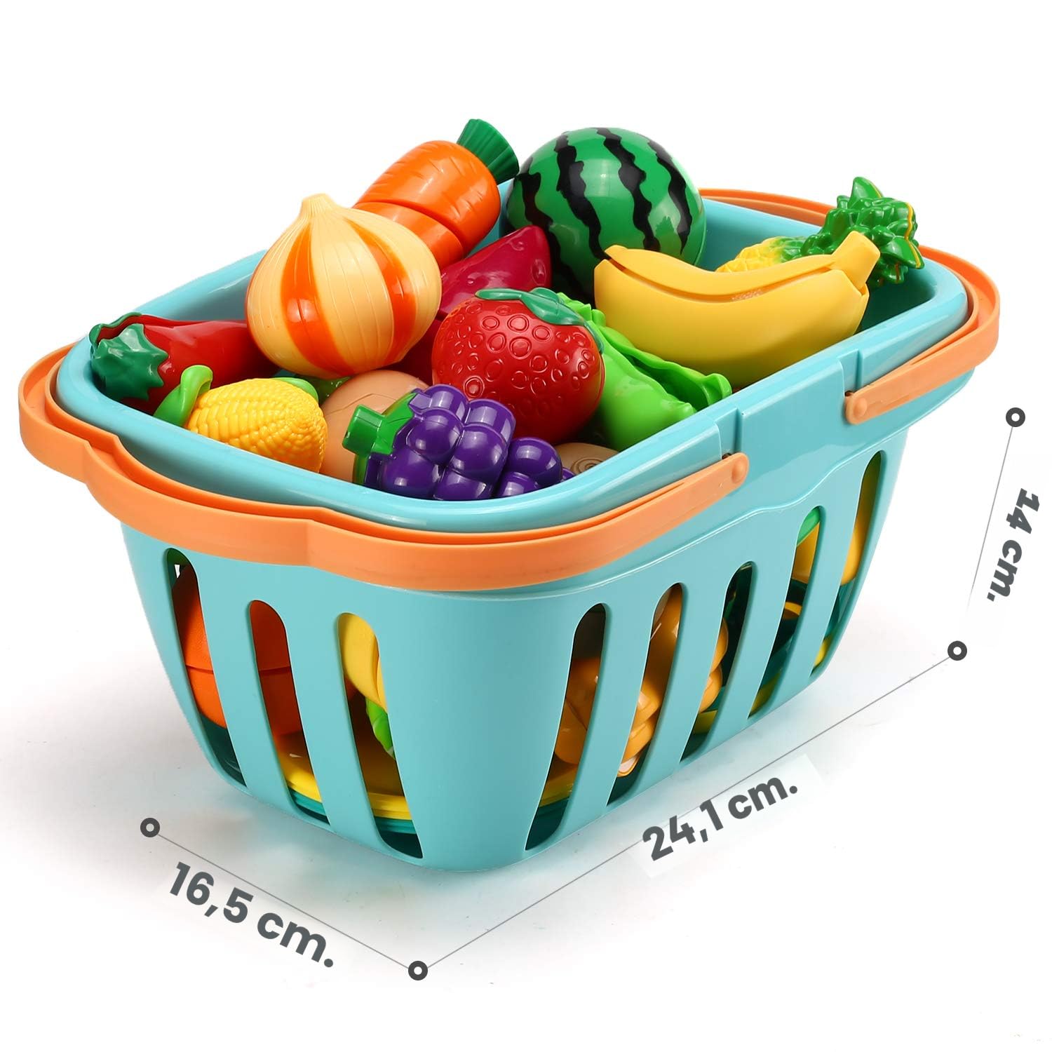 Set de Frutas y Verduras de Juguete - Imagen 2